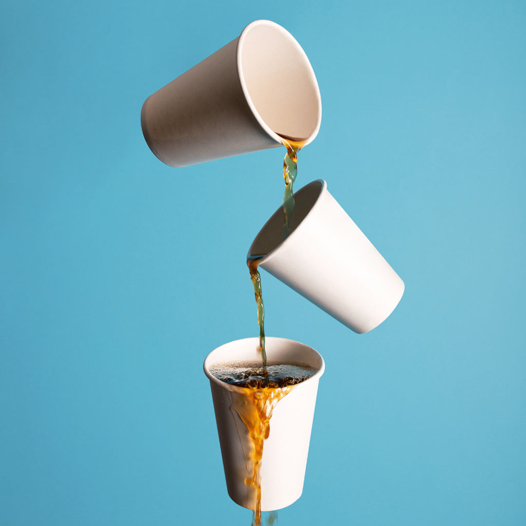 Disposable Coffee Cups, 16 ounces, Paper, 1000 Count, White Paper