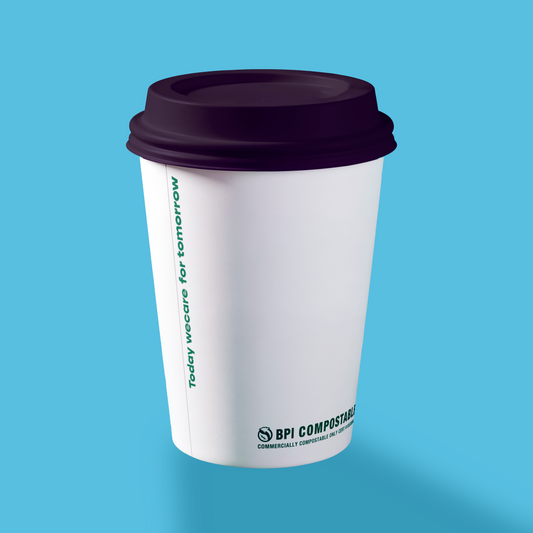 Disposable Coffee Cups, 12 ounces, Paper, 1000 Count, White Paper