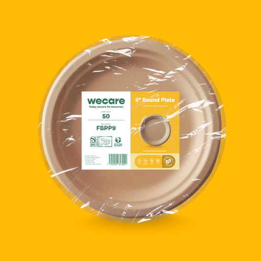 Disposable Paper Plates, Pathways, 500 Count, Bulk Case, 10 Packs/50 Count Per Pack